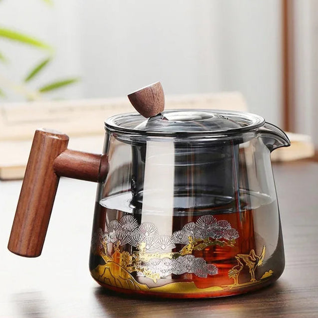 Théière en verre japonaise avec filtre Ma Théière