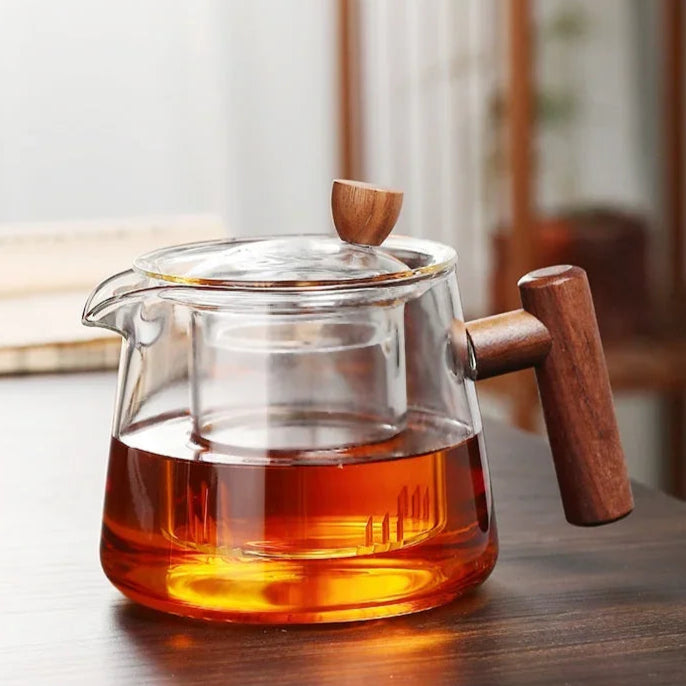 Théière en verre japonaise avec filtre Transparent Ma Théière