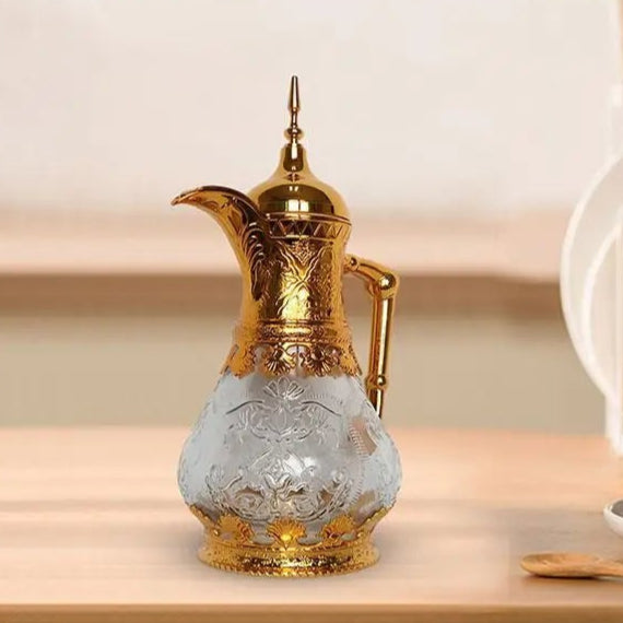 Théière en verre marocaine avec poignée latérale deluxe Ma Théière