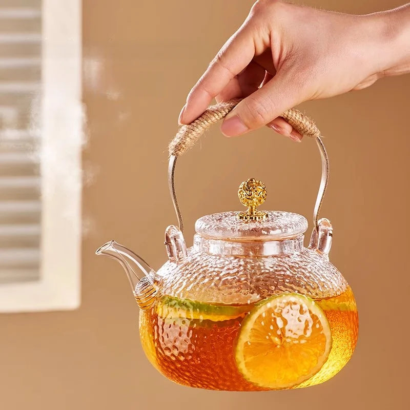 Théière en verre translucide avec filtre 700 - 900ml Ma Théière