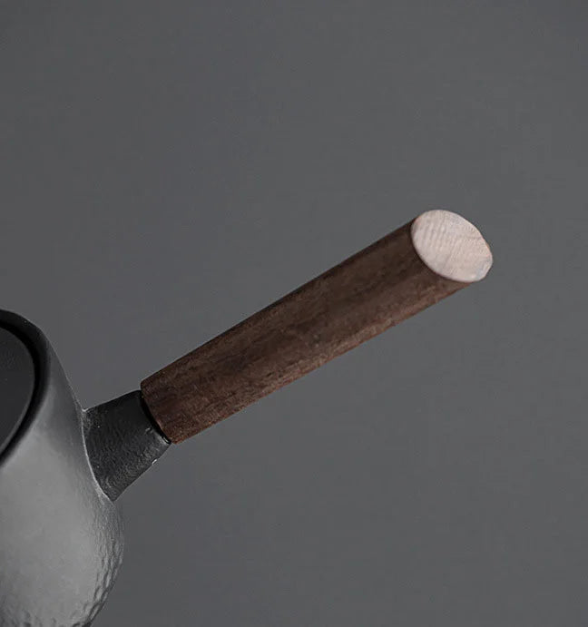 Théière japonaise en céramique poignée latérale noire - 225ml Ma Théière