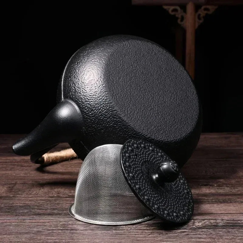 Théière japonaise en fonte avec filtre noire - 300ml / 800ml Ma Théière