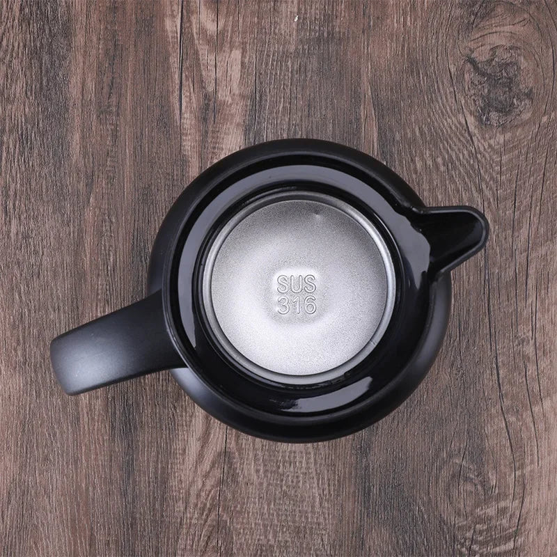 Théière thermos avec filtre noire 1000ml Ma Théière