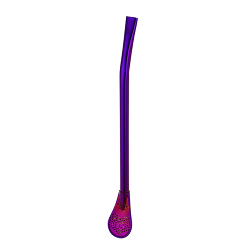 Bombilla - Paille à maté colorée Violet Ma Théière