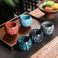 Coffret 5 tasses à thé en Porcelaine couleurs pastel - 150ML Ma Théière