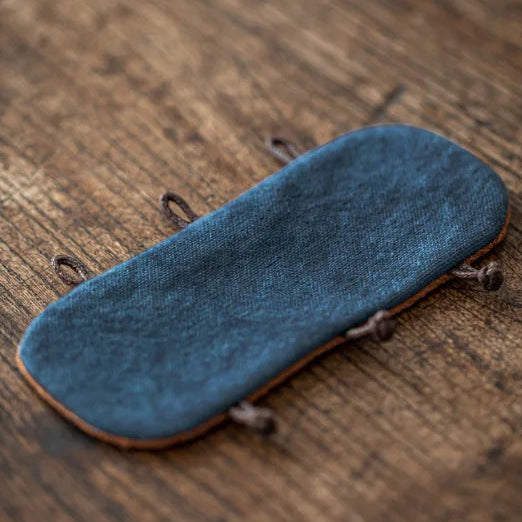 Couvre poignée de théière isolante 12x7cm Bleu Ma Théière