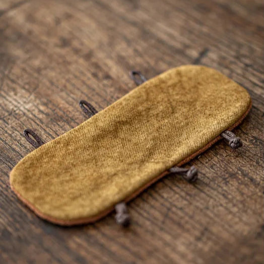 Couvre poignée de théière isolante 12x7cm Jaune Ma Théière