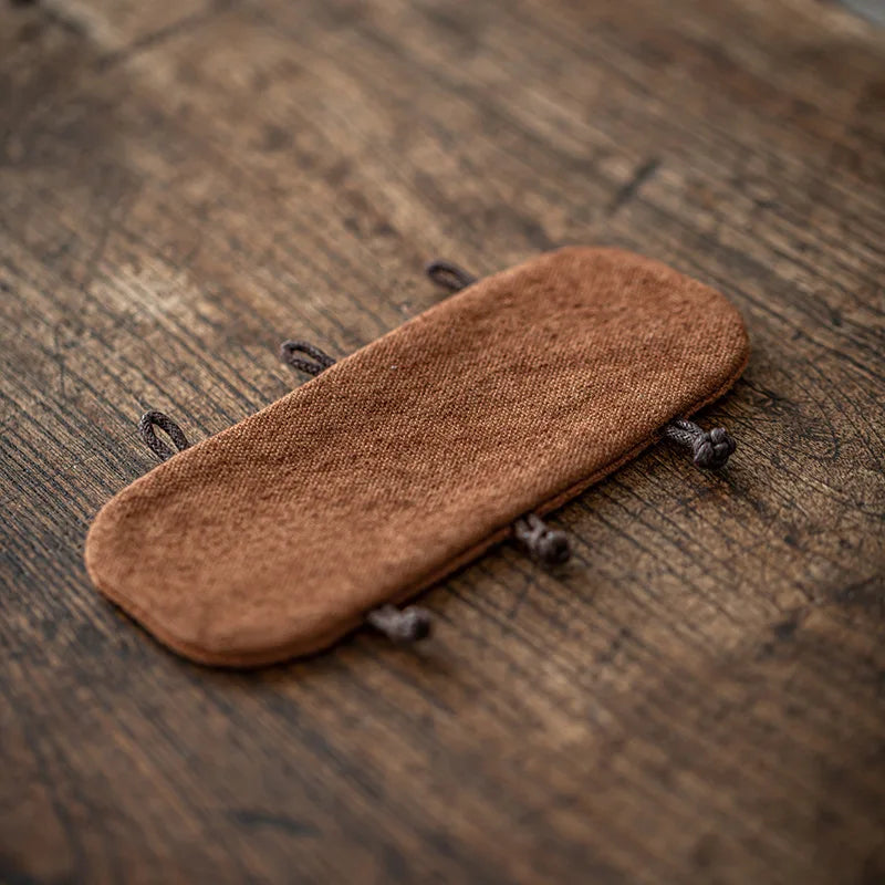 Couvre poignée de théière isolante 12x7cm Marron Ma Théière