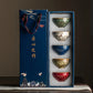 Ensemble de 5 tasses de thé en céramique - 100ML Ma Théière