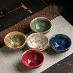 Ensemble de 5 tasses de thé en céramique - 125ML Ma Théière
