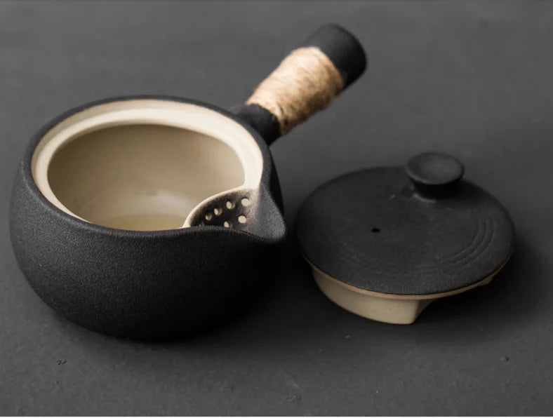 Ensemble Théière japonaise en céramique et base chauffante Ma Théière