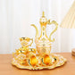 Ensemble théière + tasse + plateau en métal turque deluxe Ma Théière
