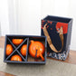 Service à thé en porcelaine japonaise 4 personnes - 200ml Orange Ma Théière