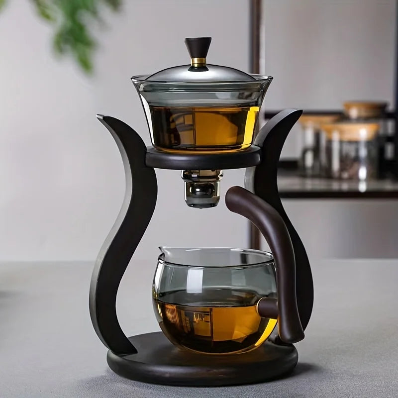 Service à thé en verre goutte à goutte + 6 tasses Ma Théière