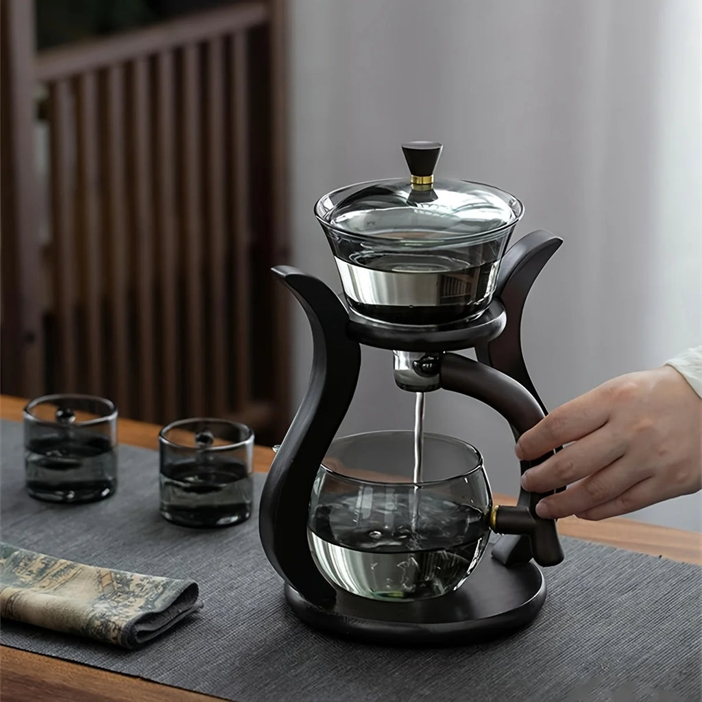 Service à thé en verre goutte à goutte + 6 tasses Ma Théière
