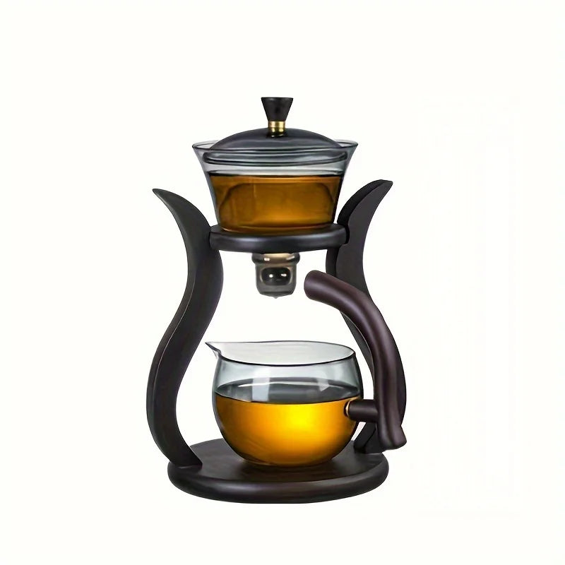 Service à thé en verre goutte à goutte + 6 tasses Ma Théière