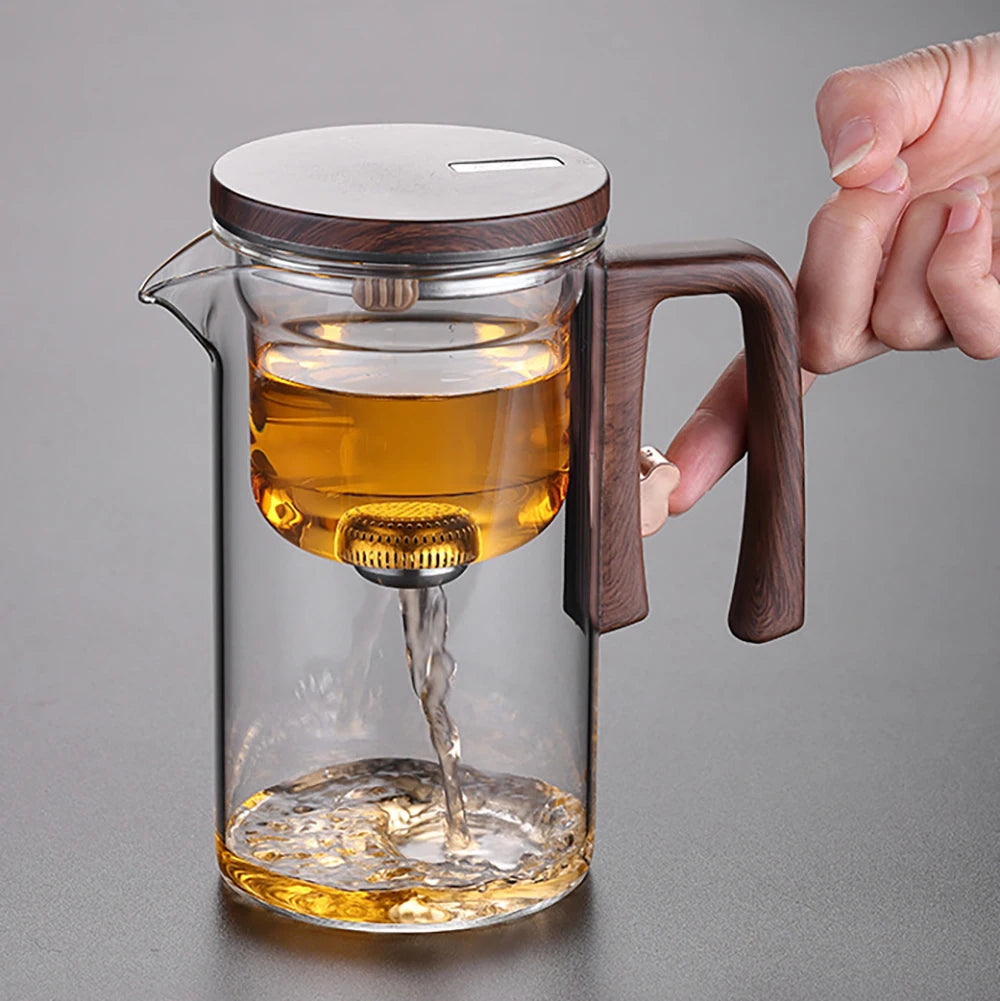 Service à thé en verre interrupteur magnétique + 2 tasses Ma Théière