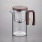 Service à thé en verre interrupteur magnétique + 4 tasses Ma Théière