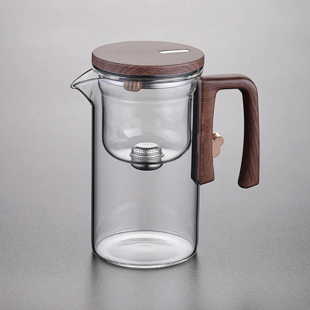 Service à thé en verre interrupteur magnétique + 4 tasses Ma Théière