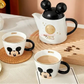 Service à thé tasses et théière céramique Disney Mickey Mouse Ma Théière