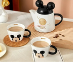 Service à thé tasses et théière céramique Disney Mickey Mouse Ma Théière