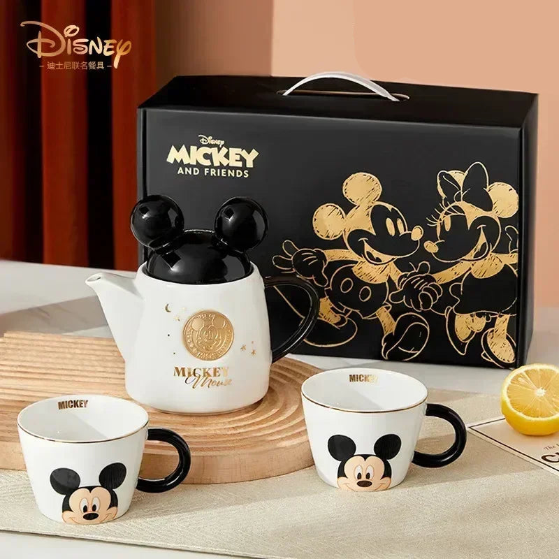 Service à thé tasses et théière céramique Disney Mickey Mouse Ma Théière