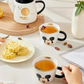 Service à thé tasses et théière céramique Disney Mickey Mouse Ma Théière