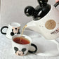 Service à thé tasses et théière céramique Disney Mickey Mouse Ma Théière