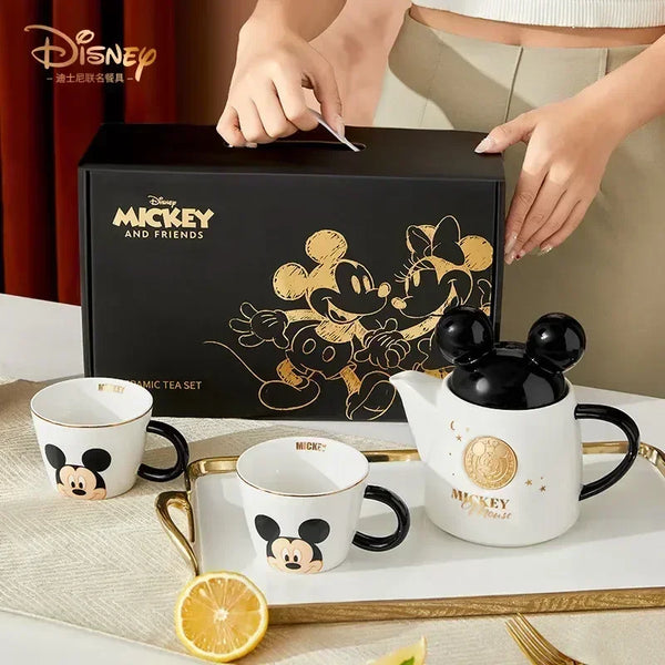 Service à thé tasses et théière céramique Disney Mickey Mouse Ma Théière