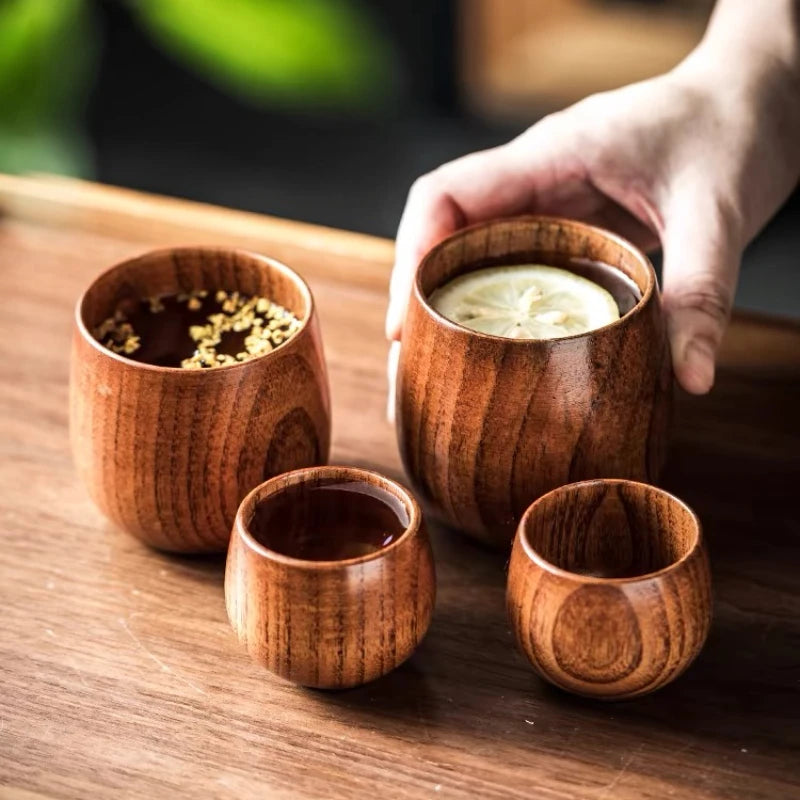 Tasse à thé en bois japonais Ma Théière