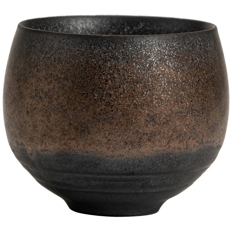 Tasse à thé en céramique japonaise style granit - 80ml Ma Théière