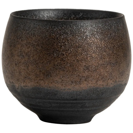 Tasse à thé en céramique japonaise style granit - 80ml Ma Théière