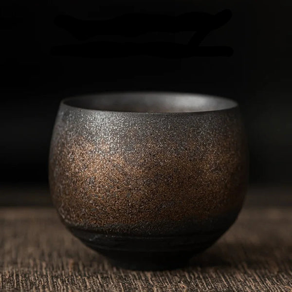 Tasse à thé en céramique japonaise style granit - 80ml Ma Théière