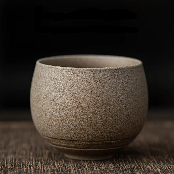 Tasse à thé en céramique style japonaise beige - 80ml Ma Théière