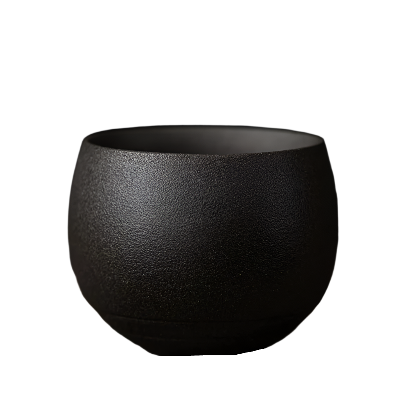 Tasse à thé en céramique style japonaise noir - 80ml