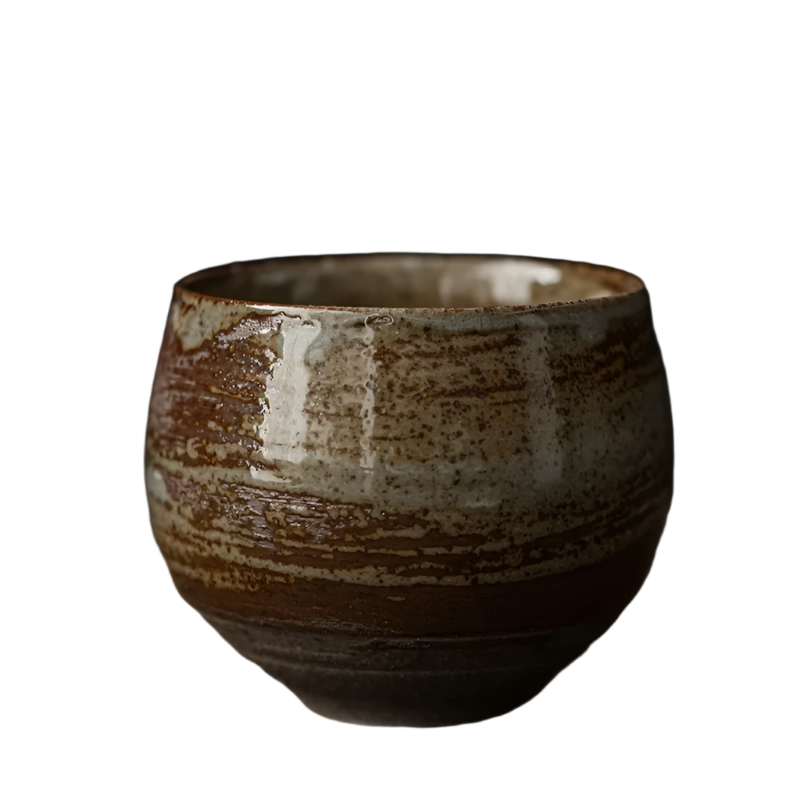 Tasse à thé en céramique style japonaise style pierre - 80ml