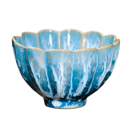 Tasse à thé en porcelaine bleu clair - 85ML