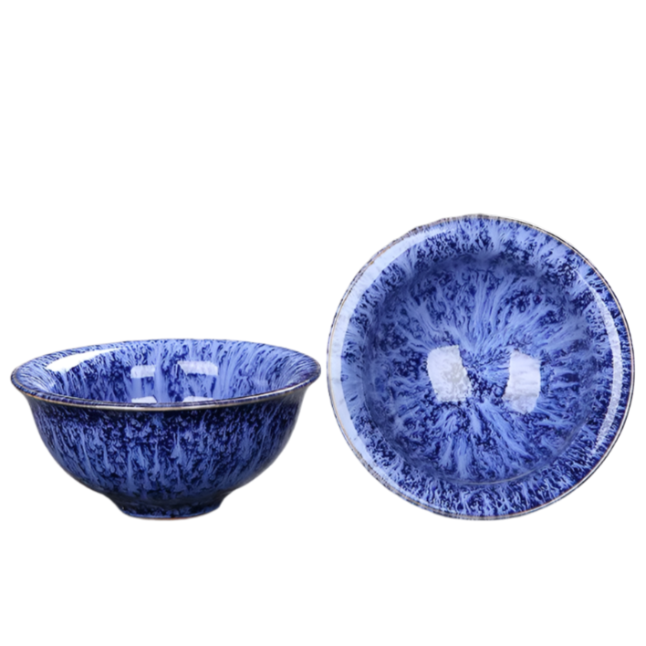 Tasse à thé en porcelaine bleue claire- 75ML
