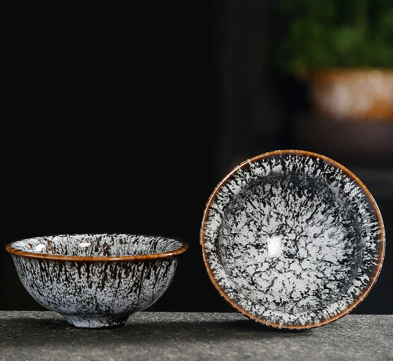 Tasse à thé en porcelaine grise - 90ML Ma Théière