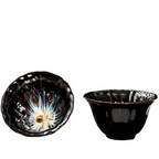 Tasse à thé en porcelaine noire - 80ML