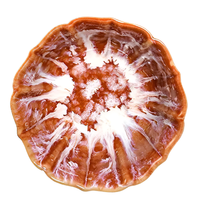 Tasse à thé en porcelaine rouge - 75ML