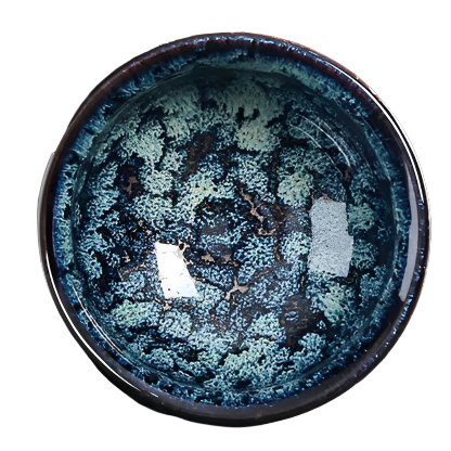 Tasse à thé en porcelaine turquoise pigmentée - 90ML