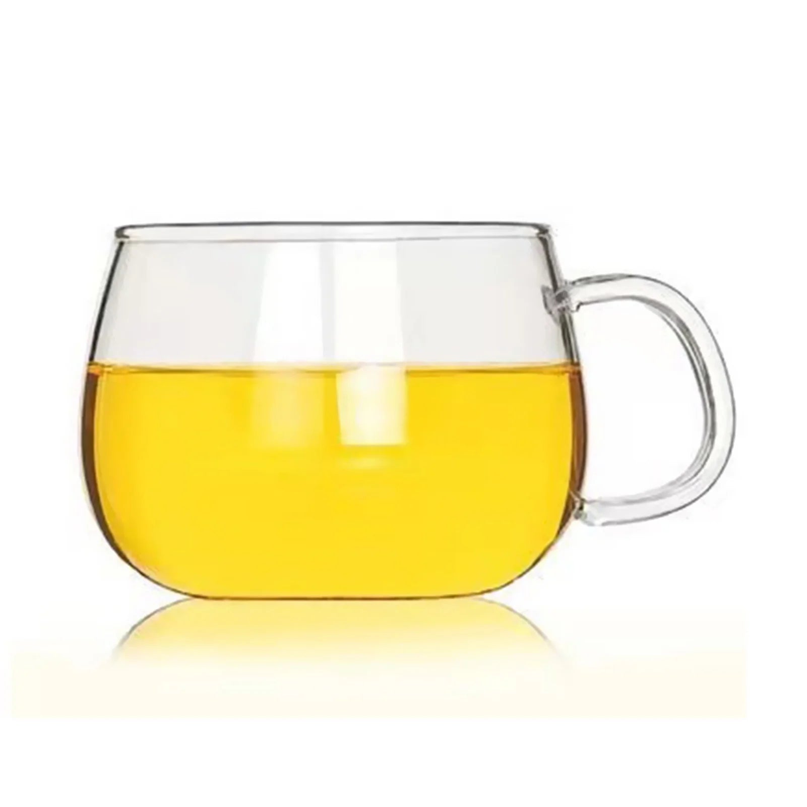 Tasse à thé en verre avec infuseur et couvercle plat - 350ml Ma Théière
