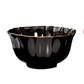 Tasse à thé noire en porcelaine noire  - 75ML
