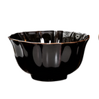 Tasse à thé noire en porcelaine noire  - 75ML