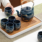 Tasse à thé style japonaise en porcelaine feuille - 180ML Ma Théière