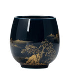 Tasse à thé style japonaise en porcelaine paysage - 180ML Ma Théière