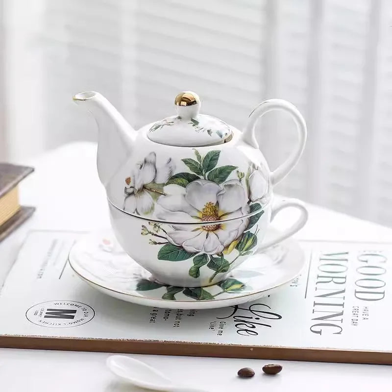 Théière anglaise 250ML + tasse en céramique 230ML peaceful Ma Théière