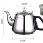 Théière en acier inoxydable à induction 1.2L Ma Théière