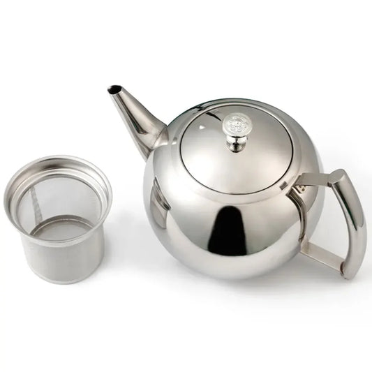 Théière en acier inoxydable marocaine argent 1.5L Ma Théière